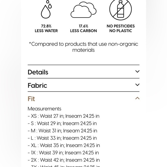 MATE The Label Organic Thermal Wide Leg Pant Size Small SOLD OUT NWT - Picture 5 of 8